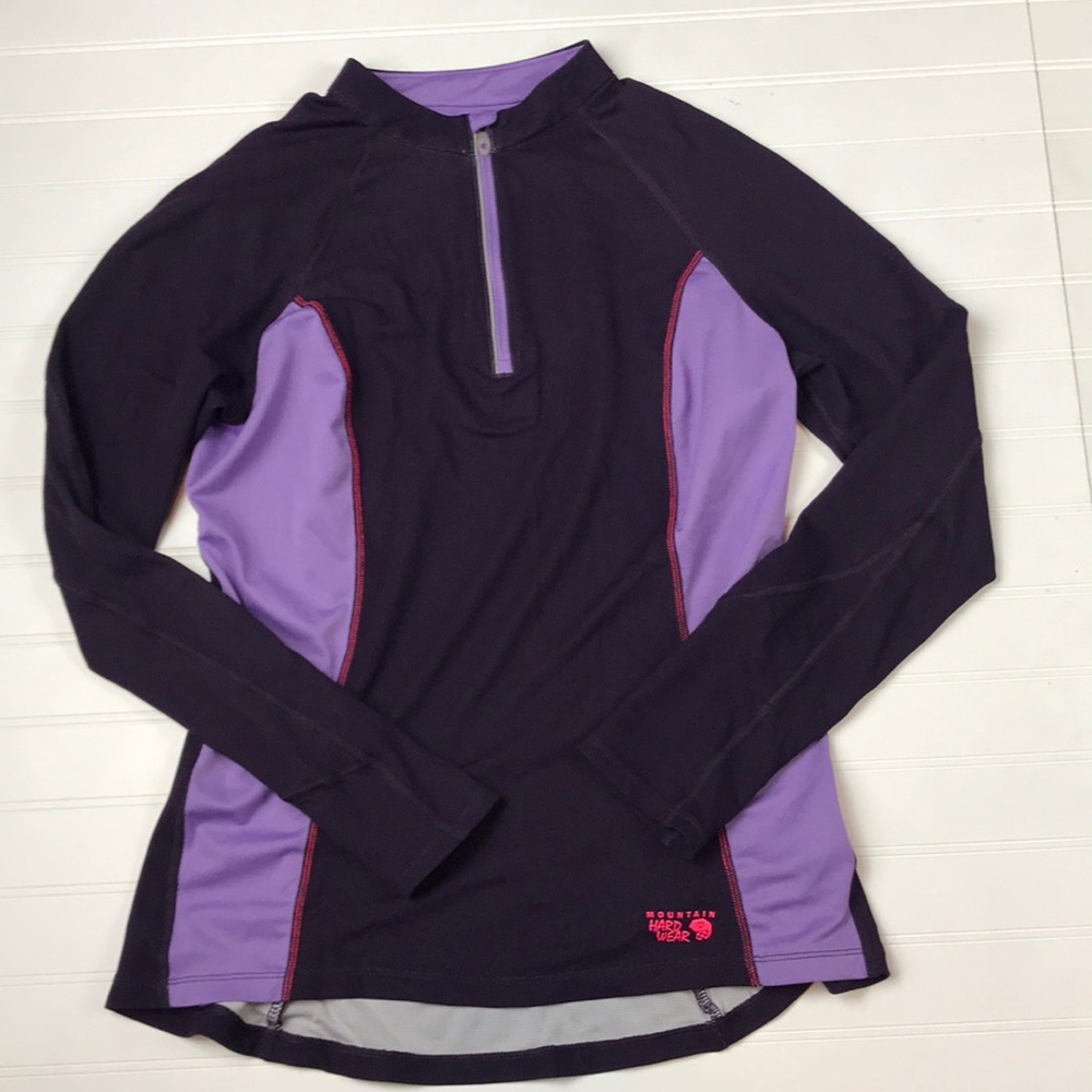 Mountain Hardwear Women’s M Purple Quarter zip